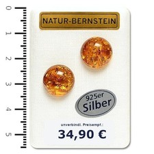 Natur Bernstein Ohrringe