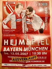 Plakat 2007 FC Energie Cottbus