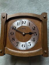 Wand Pendeluhr Eiche rustikal aus den 70ern