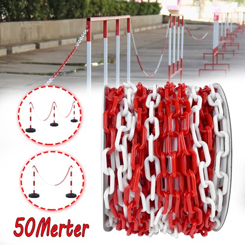 50m absperrkette plastikkette - 50m,