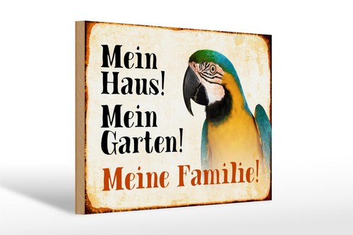 Holzschild tiere 30x20 - tiere, cm