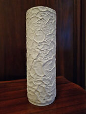 Vintage / Zeitlose weiße Bisquit Vase von Krautheim aus den 70er Jahren