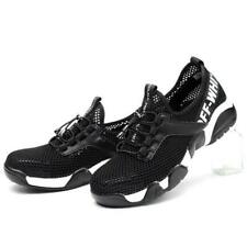 Herren Sicherheitsschuhe Wandern Turnschuhe für Frauen Stahlkappe Arbeitsstiefel