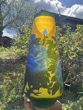 Jugendstil Überfangglas Vase