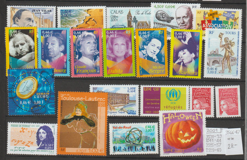 Frankreich posten aus 2001 - aus,