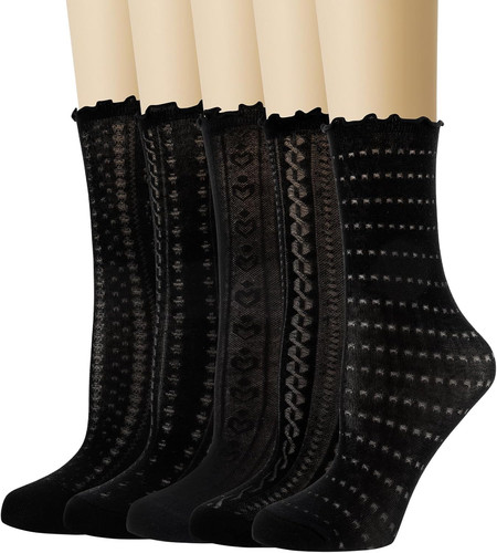 Paar rüschen socken - 5/6,