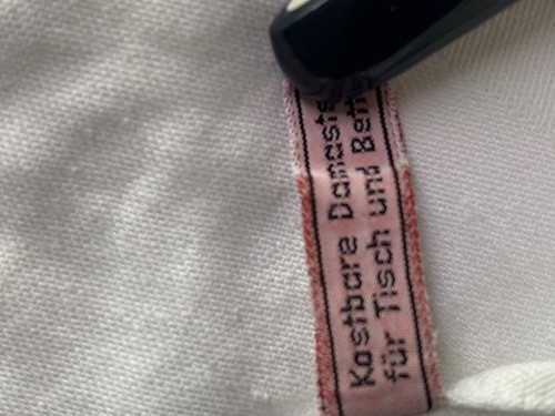 Alte damast tischdecke weiß - damast, tischdecke,