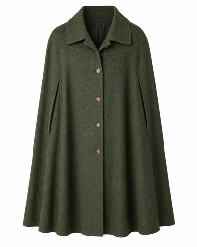 Damen lodenmantel cape - cape, 40