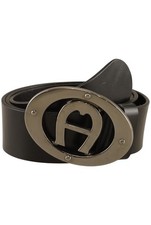 Aigner Gürtel Damen Gr. EU 90 Schwarz #4vwl6dt