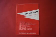 Sex-Uhr-Blatt .Notenheft
