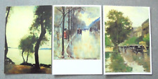Lesser Ury Postkarten 3 Stück Konvolut Postkarte Kunstpostkarten Bilder Nr. 82