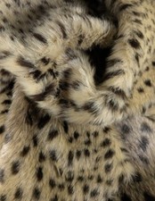 Tierfellimitat Kunstfell Gepard  Meterware 1,50 breit 0,50 m KUNSTFELL (14)