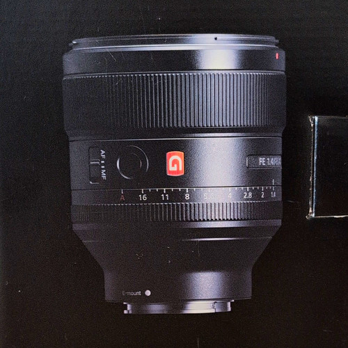 Sony 85mm 4 - f/1,4, gm