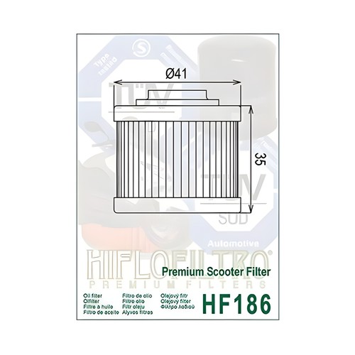 ölfilter hiflo hf186 - Ölfilter,