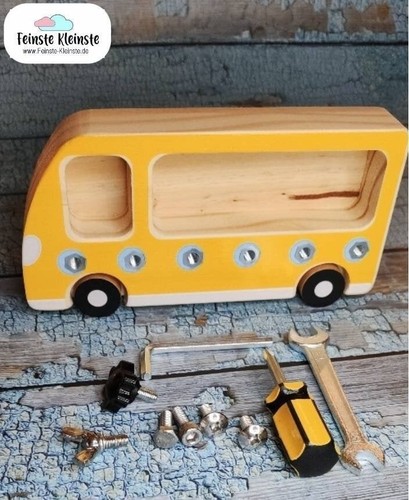 Busybus holzpuzzle montessori - holzpuzzle,