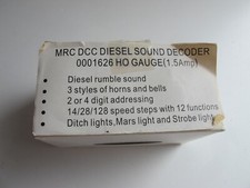 MRC DCC Diesel Sound Decoder 1626, HO, 1.5 Amp., 8-pol. Schnittstelle Neu in OVP