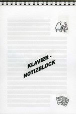 Notizblock Piano Block Klavier
