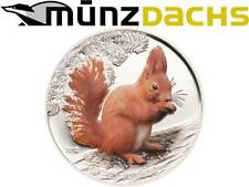 5 $ Dollar Rotes Eichhörnchen Palau Feinsilber 2012 PP nur 1.000 farbig