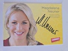 MAGDALENA NEUNER AUTOGRAMM