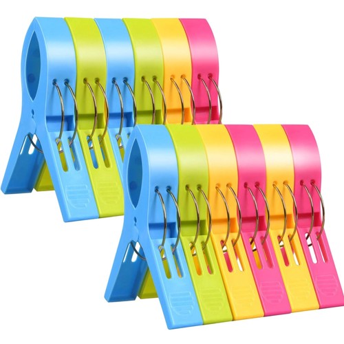 Wäscheklammern clips 12er set - wäscheklammern,