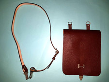 DDR MdI Volkspolizei Kartentasche Leder braun ausklappbar Vopo VP Bepo MfS NVA