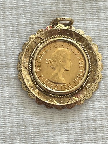 Goldanhänger elizabeth ii - elizabeth,