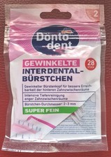 Bürstchen, gewinkelt, zur Reinigung von Zahnzwischenräumen, 32 Stück / OVP