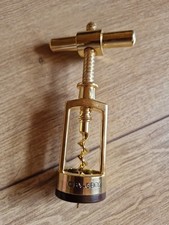 Werbemittel Korkenzieher Goldfarben CIBA GEIGY