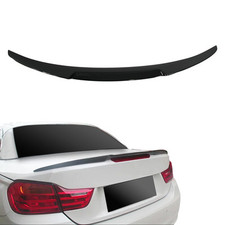 Heckspoiler Spoilerlippe für 4er BMW F33 Cabrio 2012-2021 mit ABE Schwarz Glanz