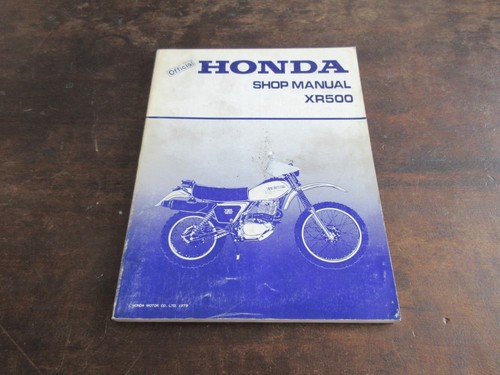 Honda xr500 1979 service - honda,