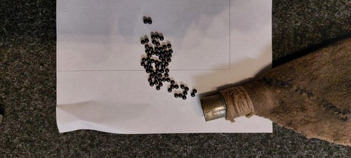 Lederkugelbeutel für