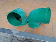 KG 2000 Bogen DN 160 / 67 Grad/2 Stück Abwasserrohr Abflussrohr Kanalrohr grün