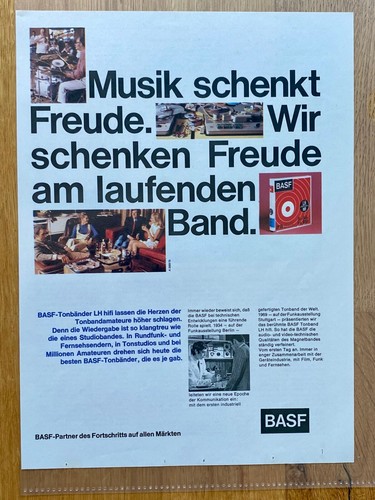 Basf hifi tonband tape - lh,