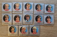 FC BAYERN MÜNCHEN 13 Streichholzbriefchen Spielerporträt, COMMODORE, 80er Jahre!