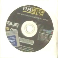 original Asus P8B75-M LX Mainboard Treiber CD DVD driver 7 8 8.1 Windows XP new