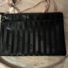 Maison Mollerus Mappe - 2 Fächer - Brieftasche - Geldscheintasche - Schwarz -