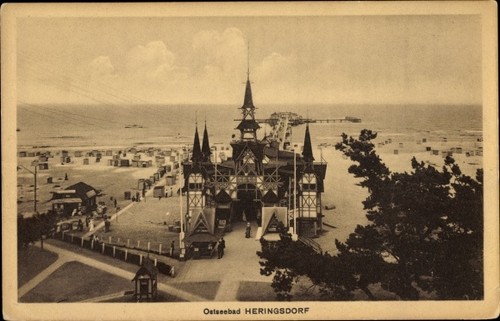 Ostseebad heringsdorf - ak,