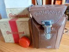 Rolleicord Compur Kamera mit Ledertasche
