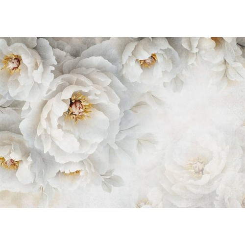 Fototapete-VLIES-RETRO-BLUMEN-