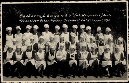 Foto langenau schopfheim - ak,
