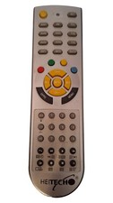 Heitech Universal Fernbedienung Silber TV VCR SAT AUX Ersatz Fernsteuerung
