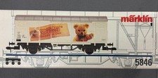 Märklin Spur 1 5846 Gedeckter Güterwagen Steiff Neuw./OVP