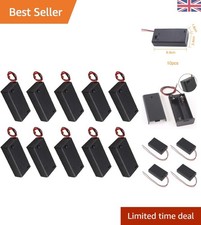 10er Pack AA Batteriehalter Koffer mit EIN/AUS Schalter, 3V Kunststoff Aufbewahrungsbox für...
