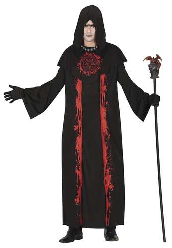 Satanischer magier schwarz rot - satanischer,