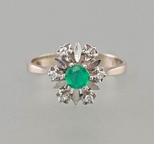 a-9425492 Smaragd-Diamant-Ring