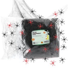 400g Deko-Spinnennetz mit 24