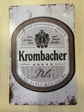 Krombacher Blechschild Pils
