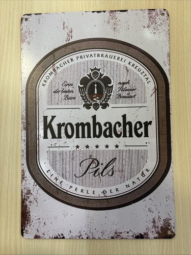 Krombacher blechschild pils - blechschild,
