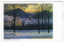 Künstler AK. Friedrichroda, - Winterstimmung