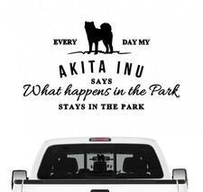 Akita Inu Aufkleber Vintage